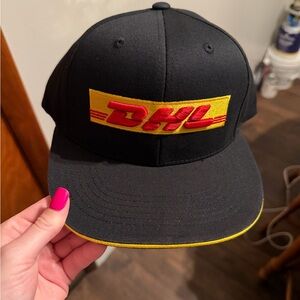 DHL Black and Yellow Cap Brand New